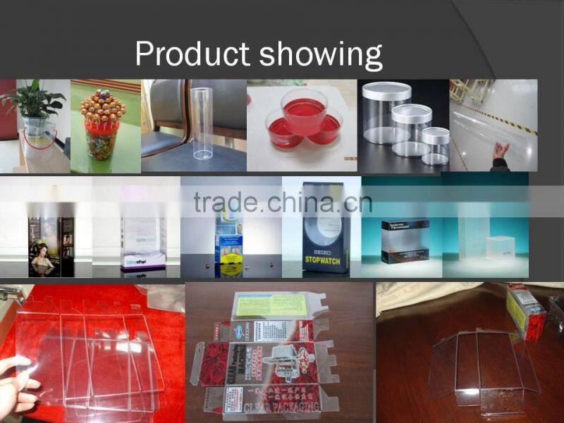 clear boxes sheet pvc sheet cutting machine