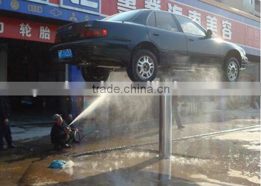 Single post lift equipment, Car washing lift