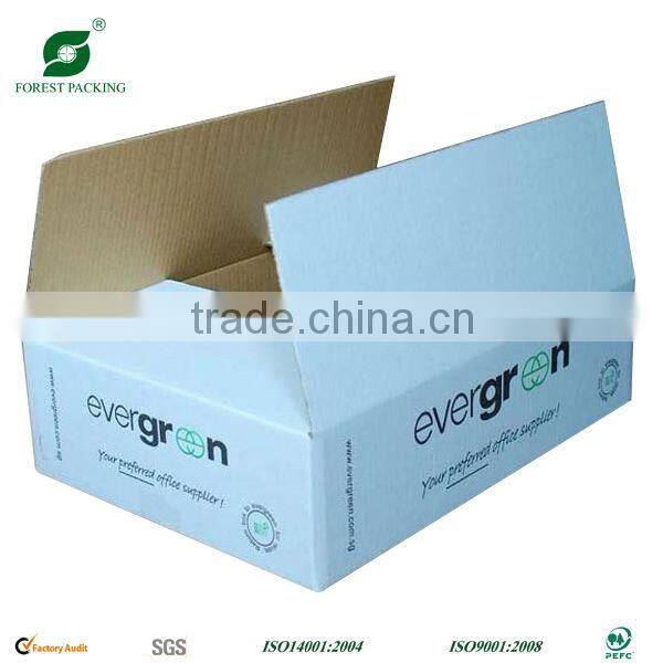 WHITE CORRUGATED EASTER EGG PAPER BOX