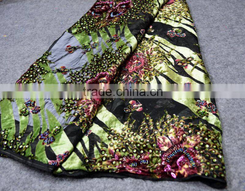Super soft 100% silk velvet fabric silk velvet fabric price silk rayon velvet burnout fabric