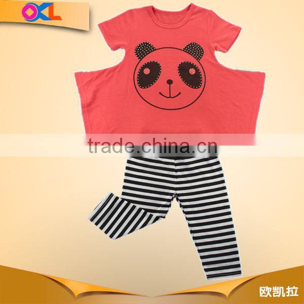 Zhejiang well sale advanced technology best standard oem 100% cotton baby girl boutique clothing sets