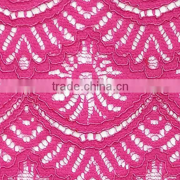 Wholesale High Quality Nylon/Cotton Strand Lace Fabric T8025