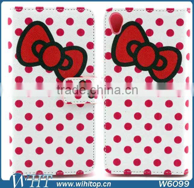 Butterfly Leather Case for Sony Xperia Z3, Leather+ TPU Cover for Sony Xperia Z3