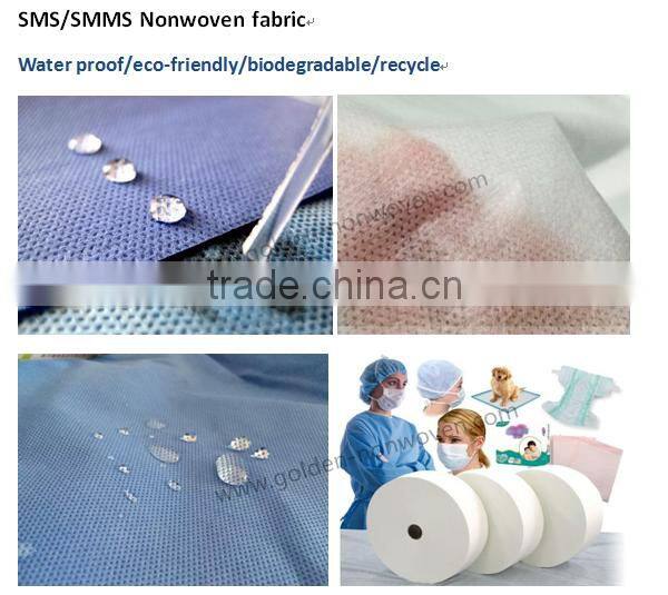 Raw Materials for Disposable Medical Face Mask sms non woven fabric