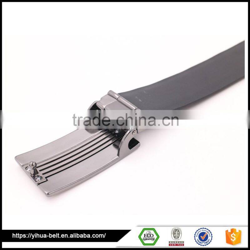 Eco-Friendly new arrival dress man leather belt with metal buckle