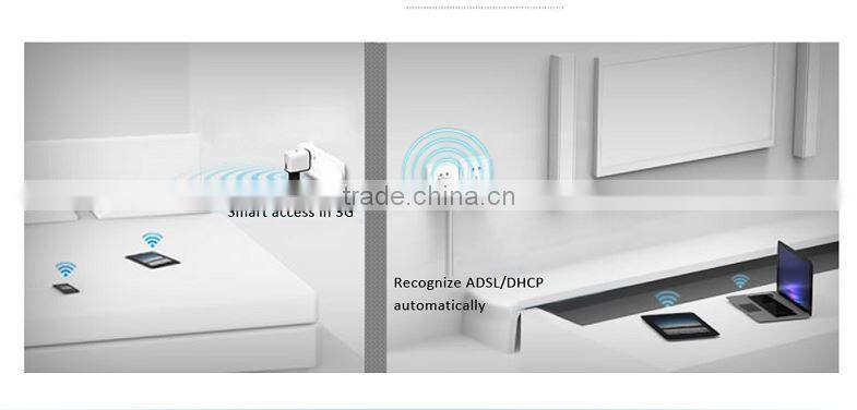 New wifi router wireless N wifi repeater with power charging adapter