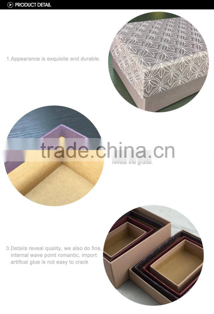 empty small fancy paper chocolate gift packaging box