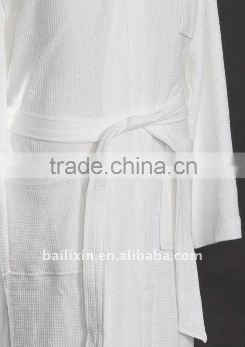 100% cotton hotel terry bathrobe