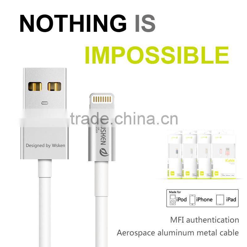 WSKEN MFI Authentication USB Cable For iPhone 6