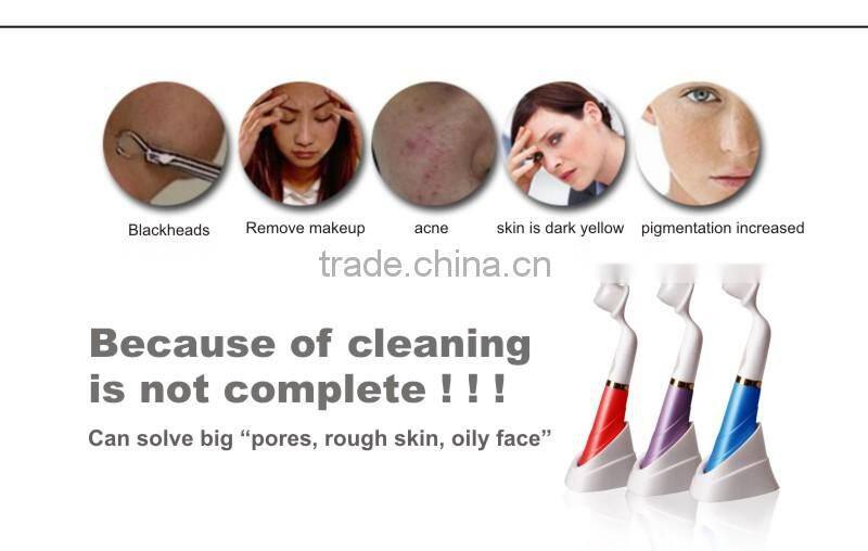 Korea hotsale electric facial cleansing brush different color