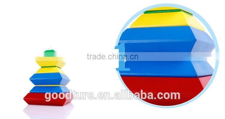 Wooden Magic Tower Intelligent Stacking Bricks