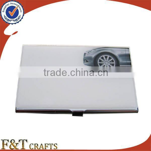Manufactur metal and leather type name card printing for sales