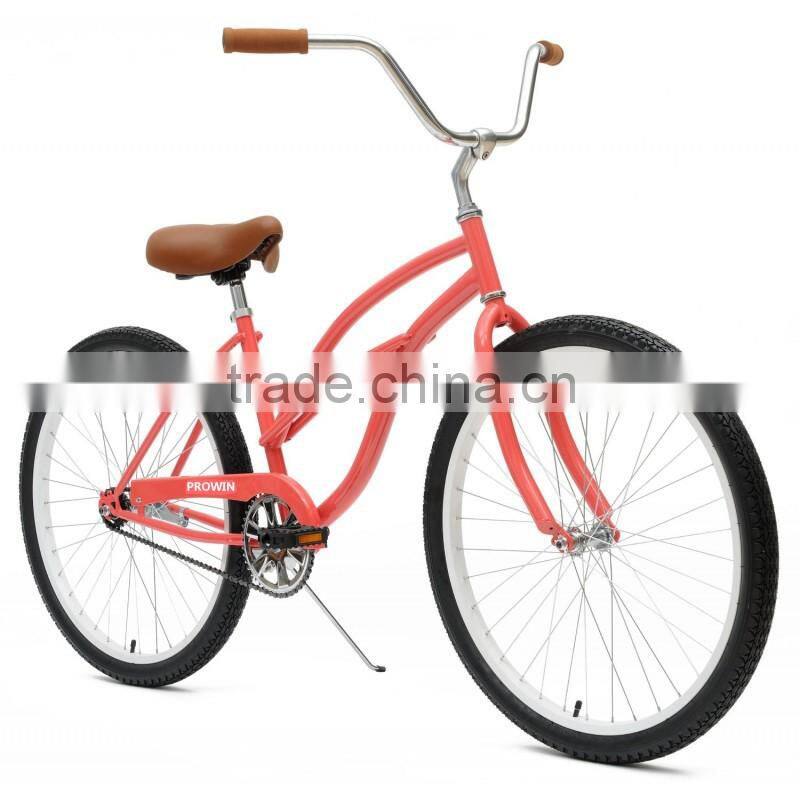 2016 steel frame chopper bike prowin brand beach cruiser bike (B-26035)
