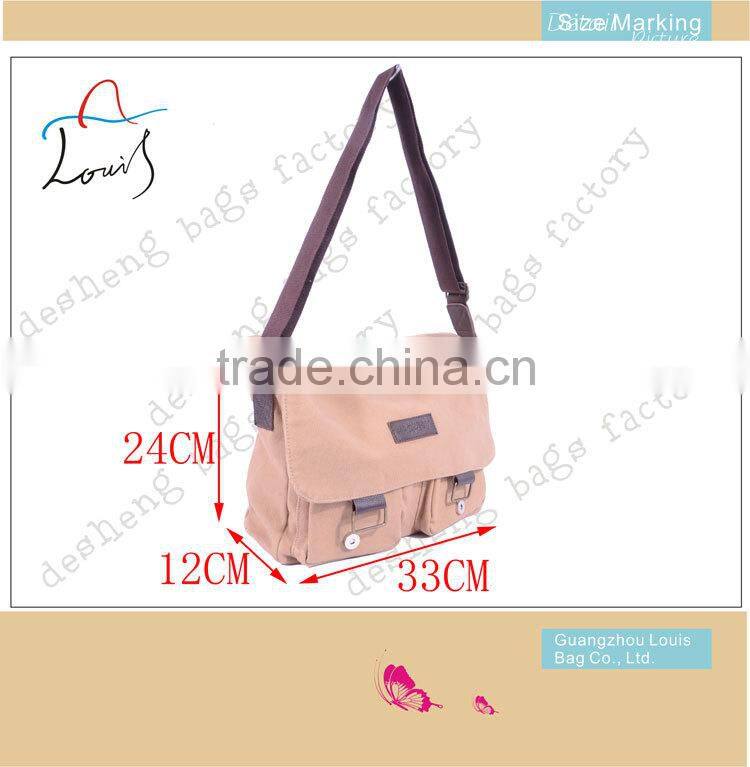 Latest trendy style canvas zipper bags wholesale