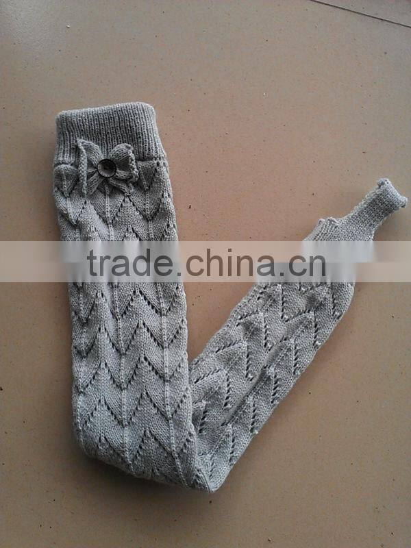 New Unique Fashion Girl's Knit long Leg Warmer