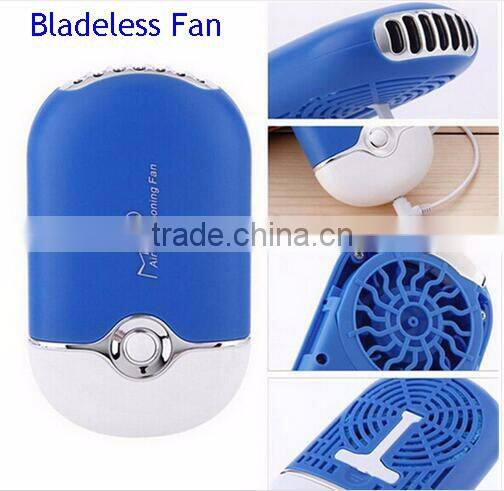 NEW Manufacturing Air Cooling Mini Fan, Rechargeable Bladeless Fan