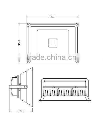 10w high bright high power led floodlight