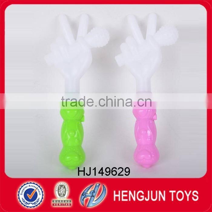 magicial plastic heart flash stick toys for kids