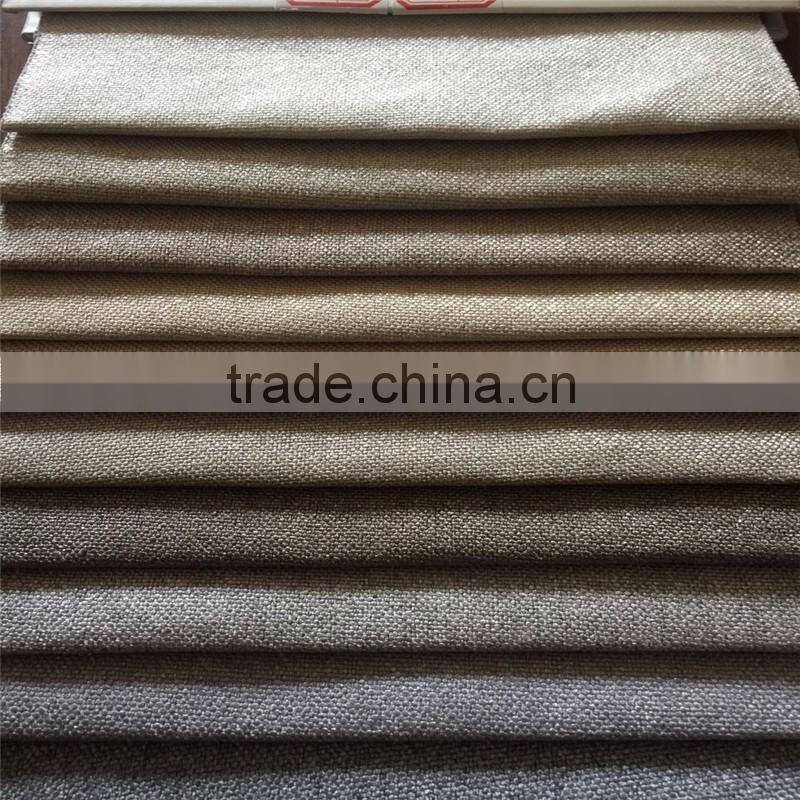 100%polyester woven linen sofa upholstery textile fabric for wholesale