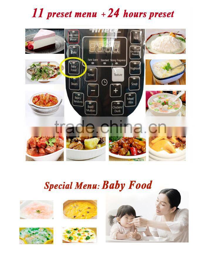 Baby Food Design Automatic Pressure Cooker 7l Stainless Steel