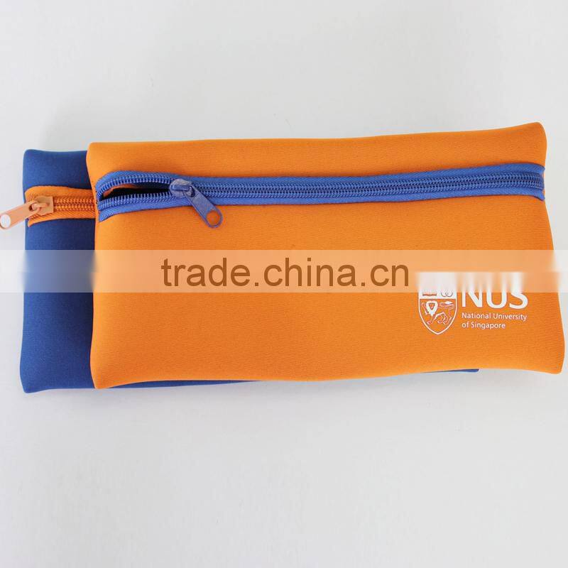waterproof Kids Neoprene Zipper Pencil Bag,children pencil bag