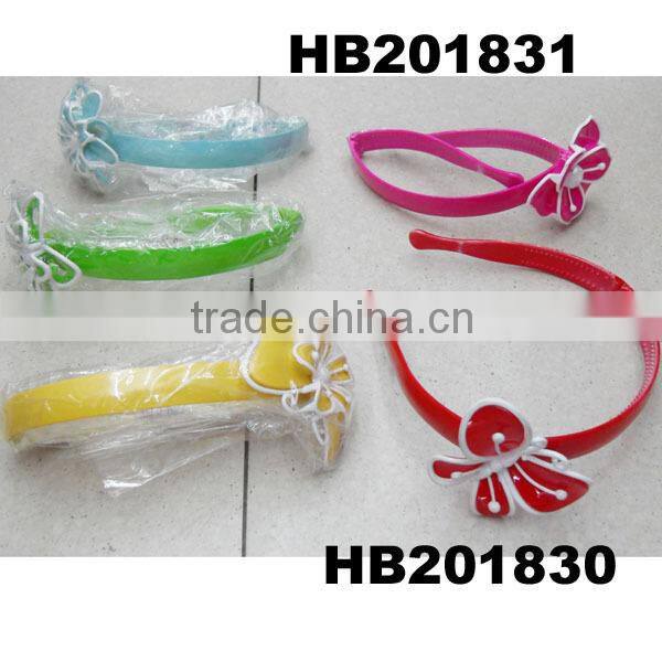 kids cute red folding plastic headband wholesale
