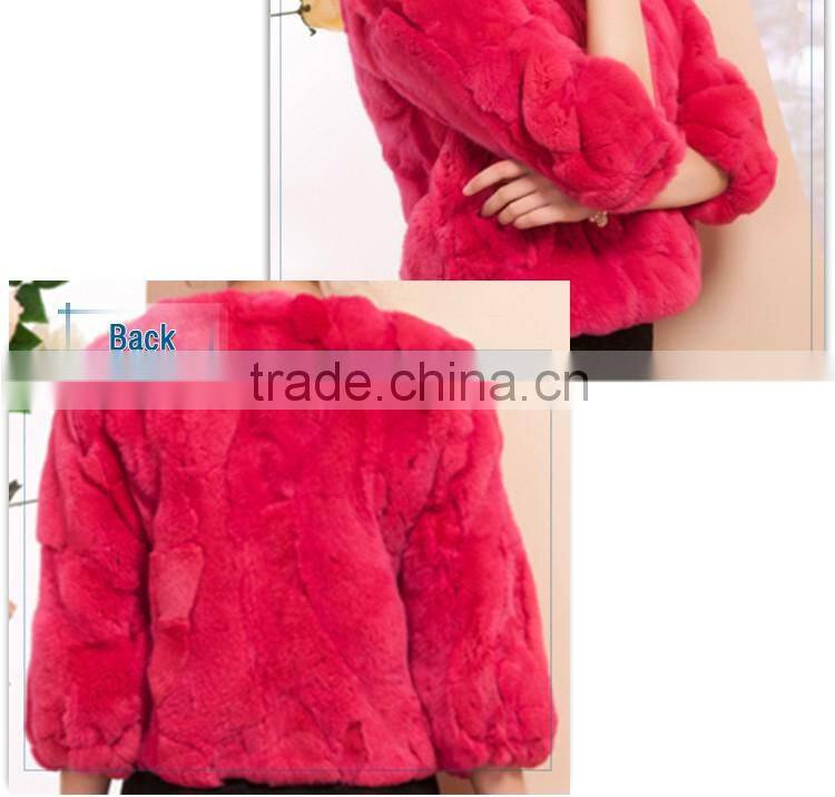 new arrival winter ladies faux fur slim coat