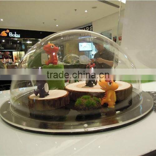 any size available shenzhen factory multi function clear acrylic dome/acrylic large plastic hemisphere dome with flange