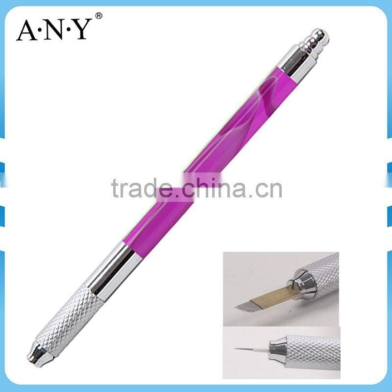 ANY New Hot Sale Acrylic Handle Rhinestone Permanent Eyebrow Pencil Microblading Pen Tool Tattoo Machine Pen