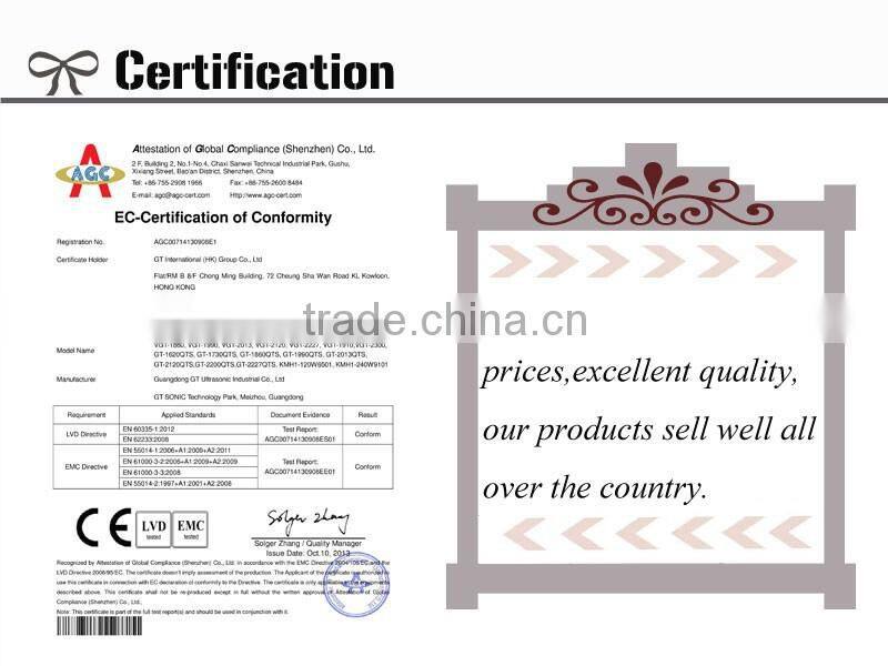 6L benchtop spare part cleaning for industry ultrasonic cleaner GT-1860QTS