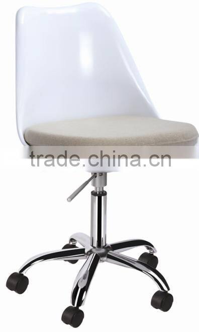 Easy style color fiber upholstered soft swivel leisure Chair