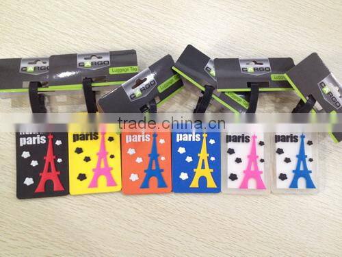 Paris PVC Luggage Tag / Identification Tag
