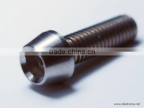 china supplier pure GR2 titanium hexagon head bolts/screw