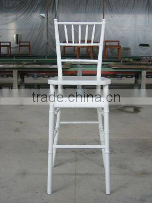 Top Quality Gold wooden chiavary barstool, bar chiavari chair