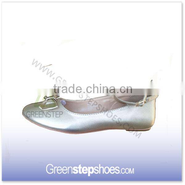 Golden Color Beautiful New Model Girls Shoes Children Leather Shoes