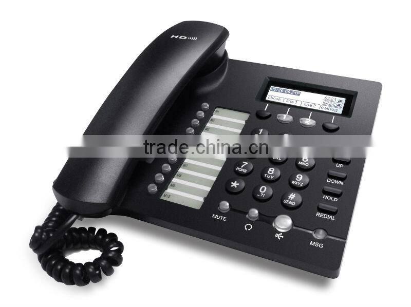 Flyingvoice IP622W wifi ip phone with 10 DSS keys with BLF function with 2 lines sip accounts