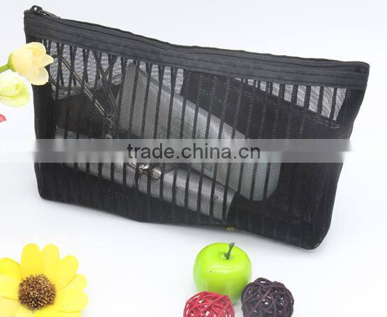 Hot selling 2016 new style Mesh hanging travel toiletry bag