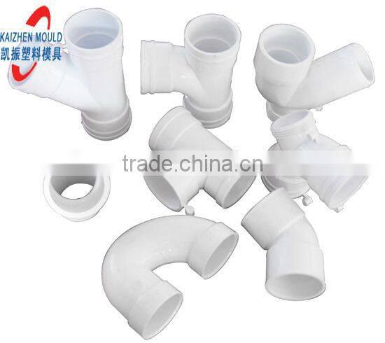 Plastic injection tube fitting mould