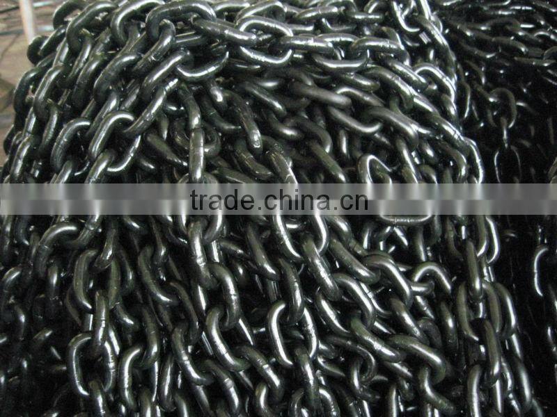 black painted g80 chain durable chain Qingdao manufacturer