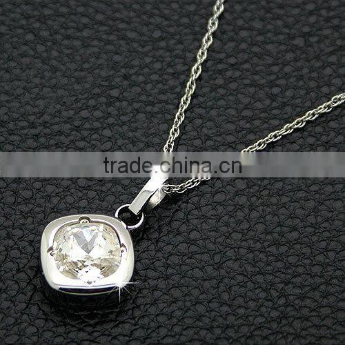 Noproblem D027 Power Tourmaline Germanium Health Balance Clear Crystal Pendant Necklace