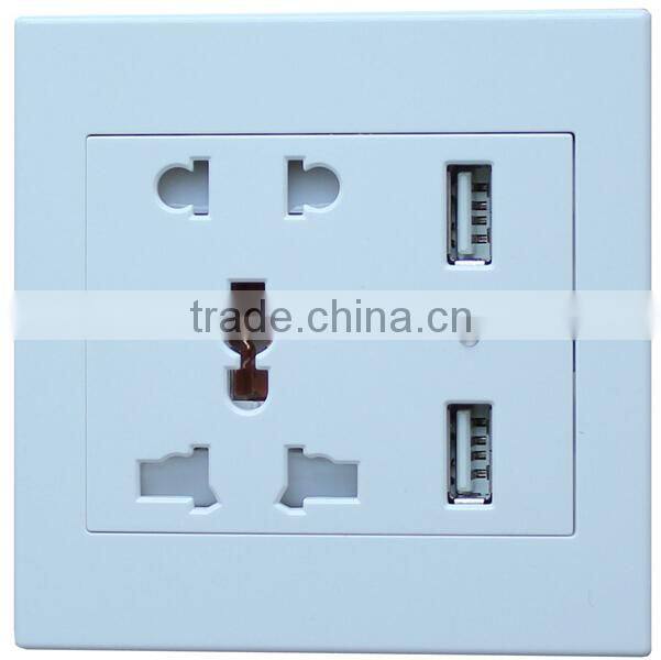 5 way UK type British extension power strip with 13A plug