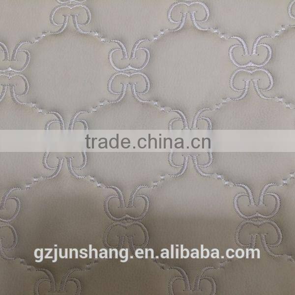 2015 newest PU leather for wallpaper decoration and upholstery usage