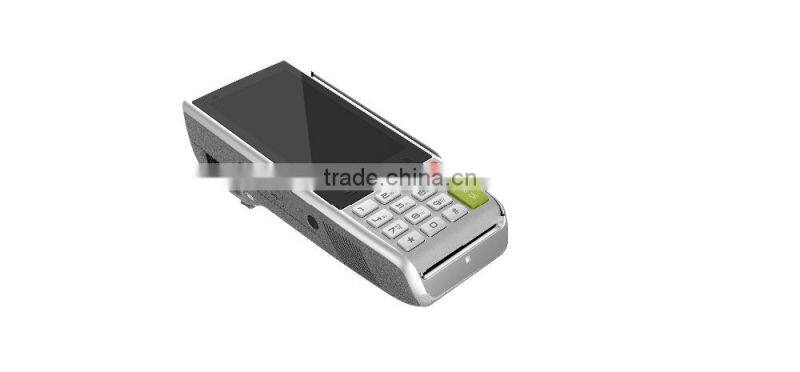 NFC Andriod mobile pos with biometric ,qr code scanner, payment terminal with free SDK--H-S1000