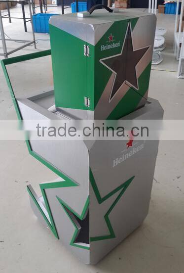 Acrylic wine display stand,beer POP sale stand,promotion table