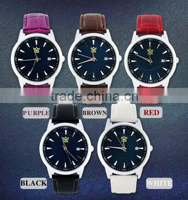 Best selling watches cool black leather stainless back ce rosh smart watch quartz sport watch Y019