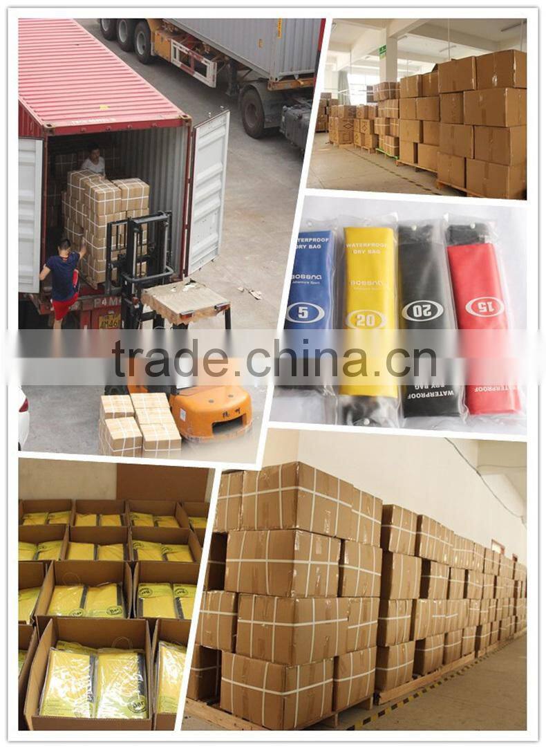 22Liter tarpaulin Waterproof Dry Bag backpack with padded shoulder straps