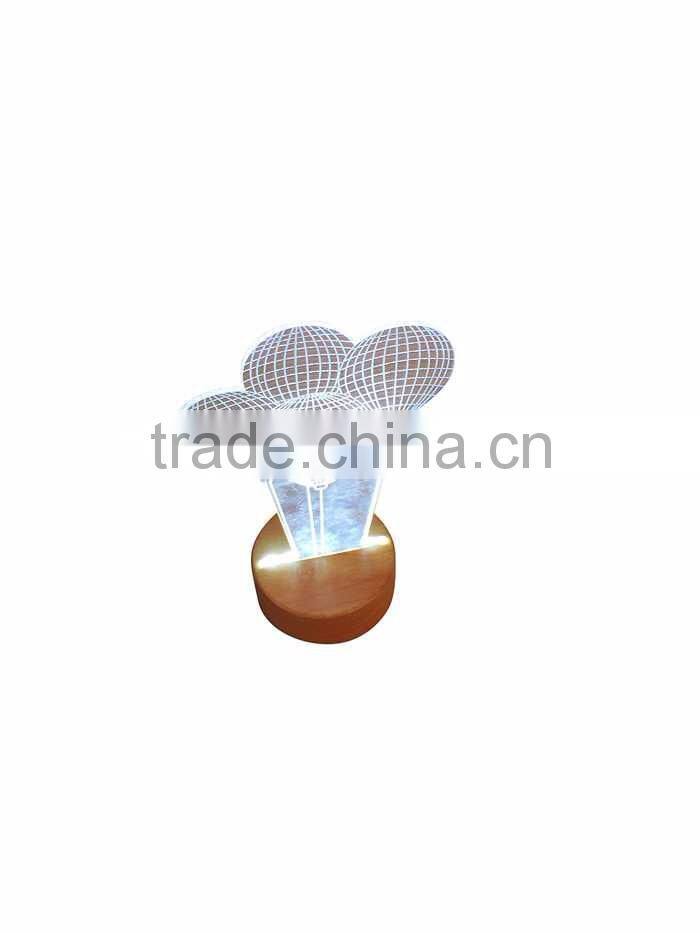 Wholesale acrylic products3 D led night light table light