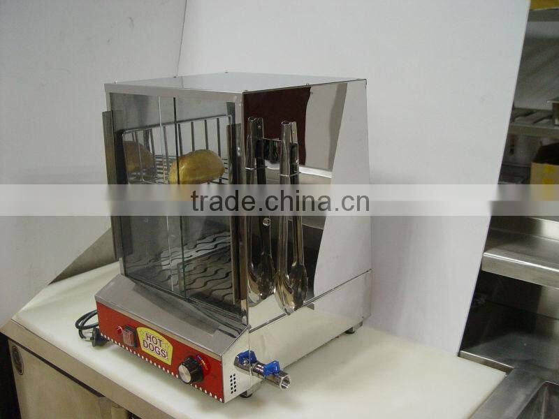 CE Approval Electric Hot Dog snack foods Steamer machine cart For Sale
