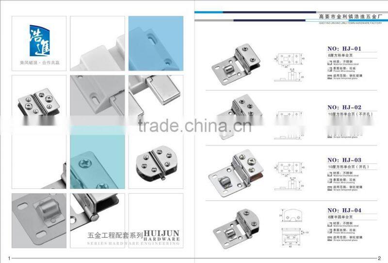 HJ-187 Made in china stainless steel glass clamp support/Wholesale quality glass clamp support