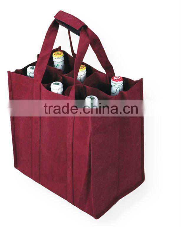 high quality china manufacture cheap wine tote bag